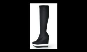 Over the Knee Wedge Sneakers